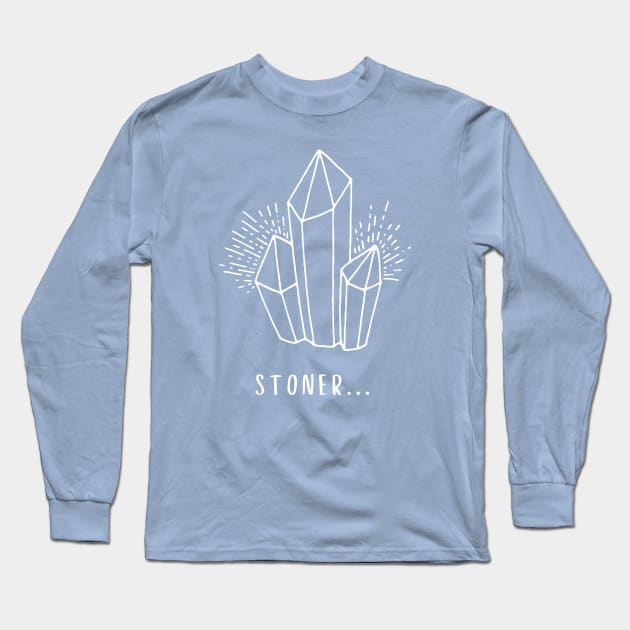Stoner Crystal Long Sleeve T-Shirt by Cosmic Heart